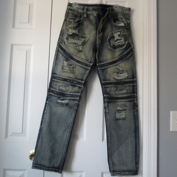 Decibel Other - Decibel distressed Jeans with Zipper Detail